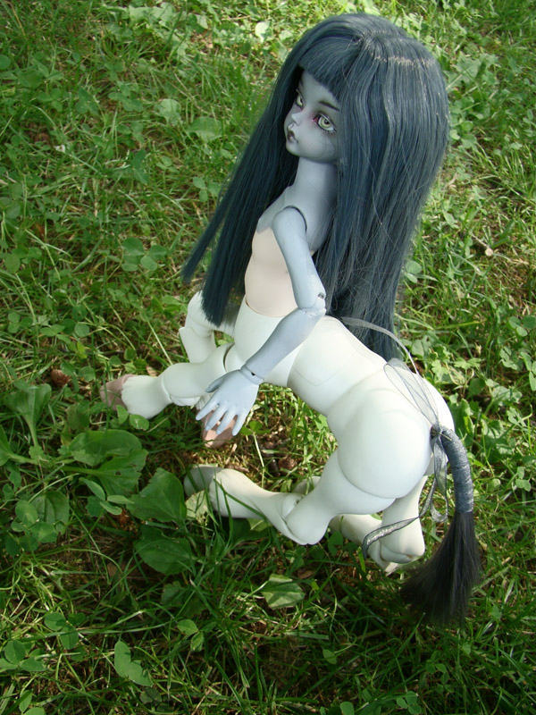Grey, "mon petit poney" (Gritt on Canelle's body) DSC02684