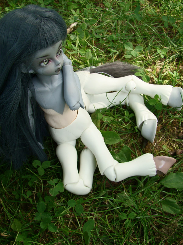 Grey, "mon petit poney" (Gritt on Canelle's body) DSC02696